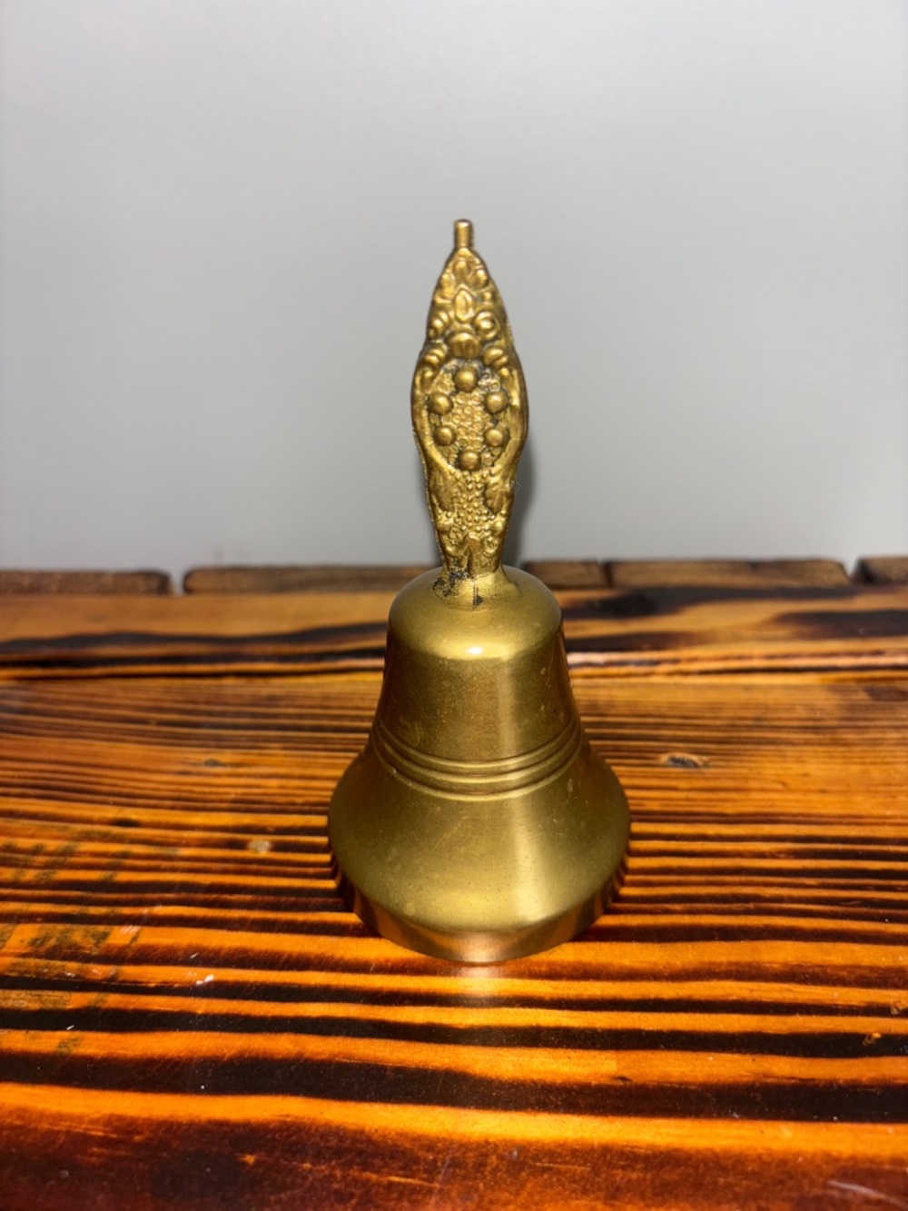 Vintage Ornate Gold Hand Bell